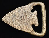1970s Arrowhead Southwestern Bow and Arrow Vintage Belt Buckle