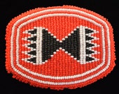 Handmade Seed Bead Handmade Vintage Belt Buckle