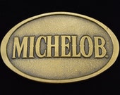 Michelob Brewing Beer Vintage Belt Buckle