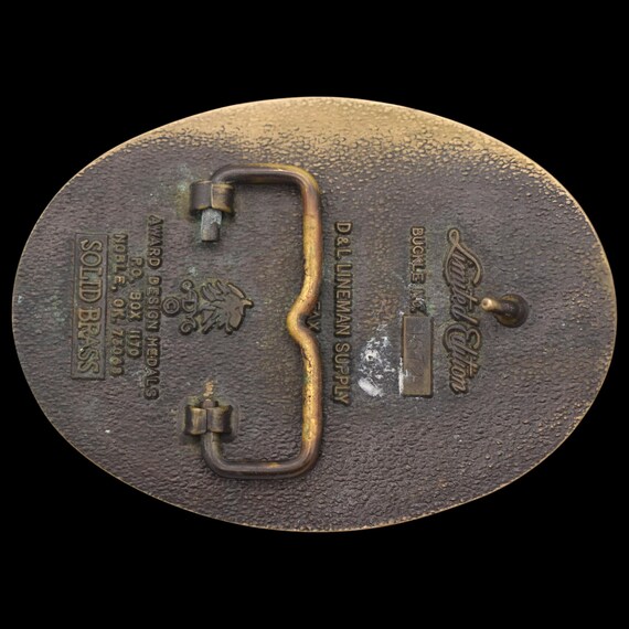 Lineman Electrical Telephone Worker Solid Brass V… - image 2