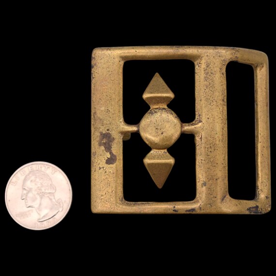 Solid Brass Abstract Art Minimalistic 1970s Vinta… - image 3