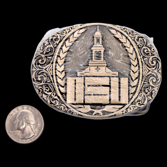 Oklahoma State University Solid Brass Vintage Bel… - image 3