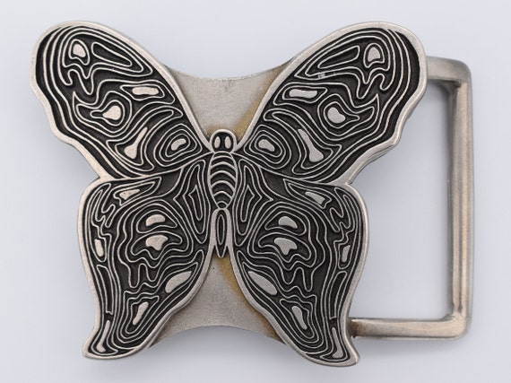 Cute Retro BUTTERFLY Schmetterling Vintage TAILLENGÜRTEL Stretch Belt Rockabilly