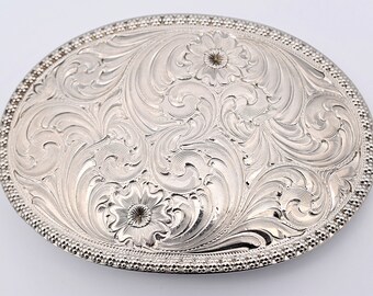 Gist Floral Paisley Western Vintage Belt Buckle Etsy