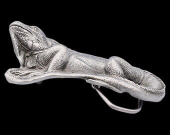 Iguana Lizard Belt Buckle - Etsy display picture 3