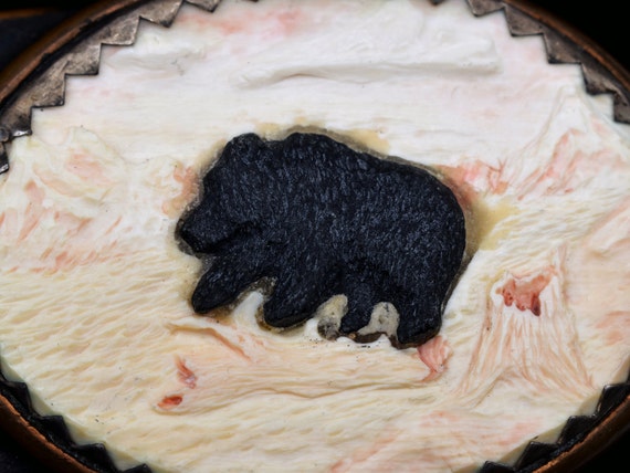 Tech Ether Guild Blank Moose Antler Carving Bear … - image 3