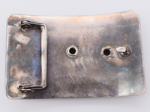 Solid Sterling Silver Elephant Watering Hole Vint… - image 2