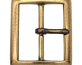 Solid Brass 1 3/4" Belt Buckle