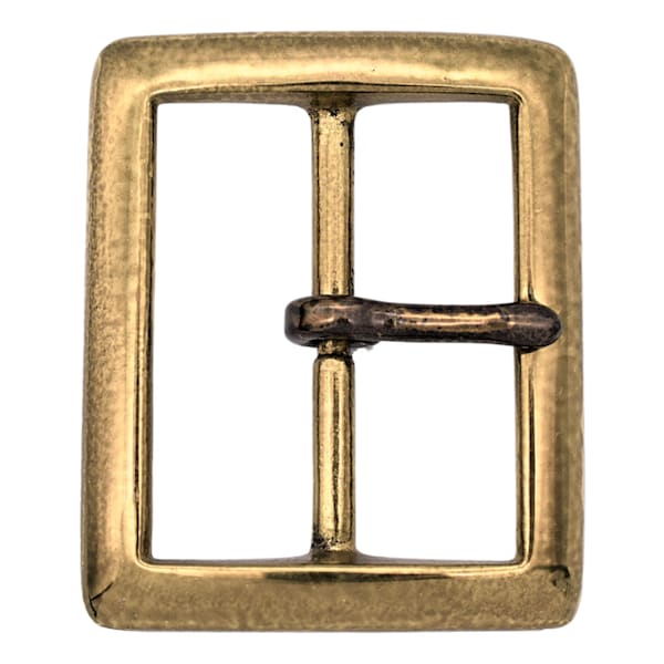 Solid Brass 1 3/4" Belt Buckle
