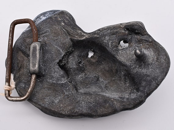Abstract 1970s Handmade Vintage Belt Buckle - image 2