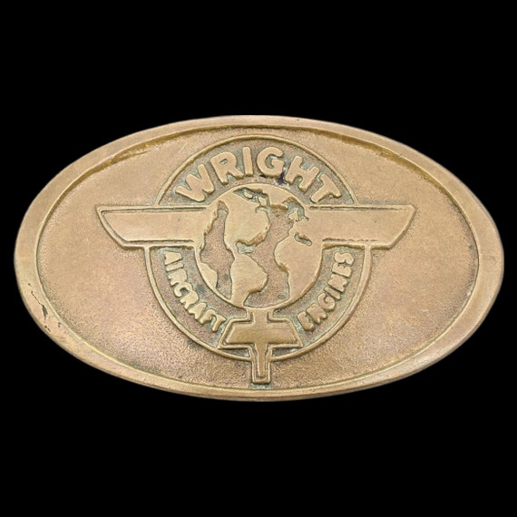 Wright Aircraft Engines Company Solid Brass Vintag