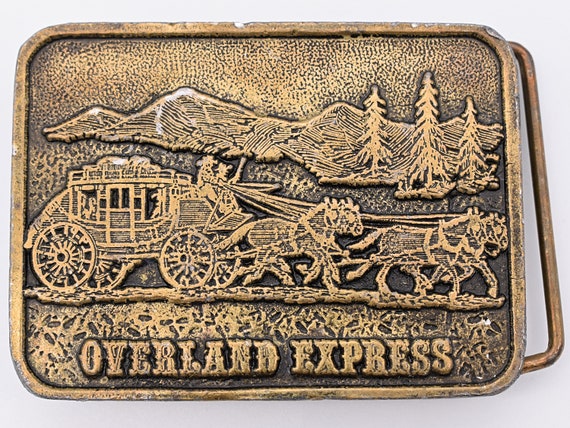 Overland Express Stagecoach Old West 70s Vintage … - image 1