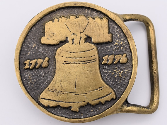 Star Buckle Brass & Pewter Co. Liberty Bell Patriotic USA  display picture 1