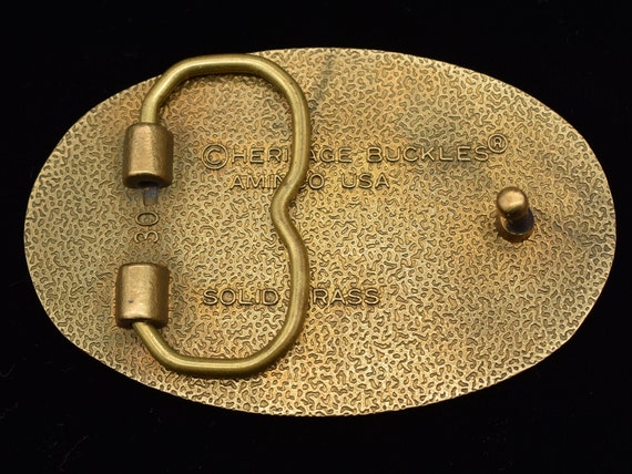 United States Navy Damn Proud Solid Brass Belt Bu… - image 2