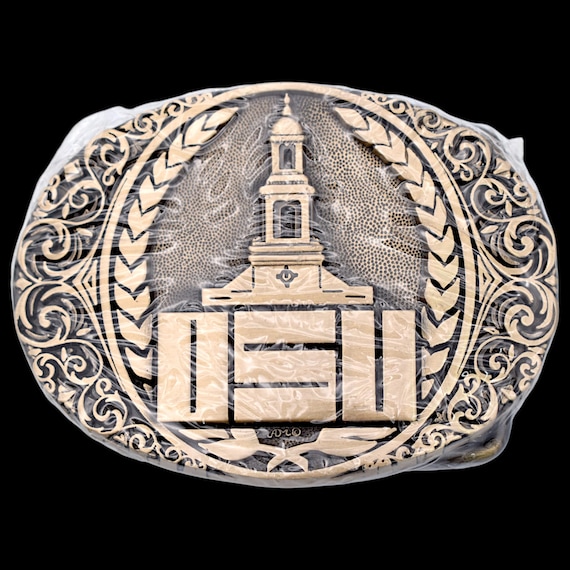 Oklahoma State University Solid Brass Vintage Bel… - image 1