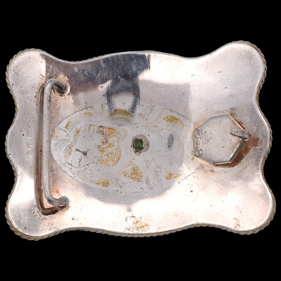 Native Texan Solid Brass Gold & Silver Plate Cowb… - image 2