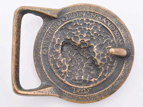 Tech Ether Guild Deer Buck Solid Brass Vintage Be… - image 2