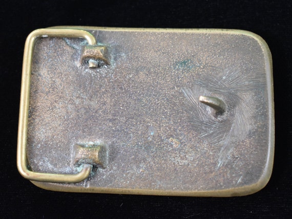 Space Shuttle Touchdown Solid Brass Vintage Belt … - image 2