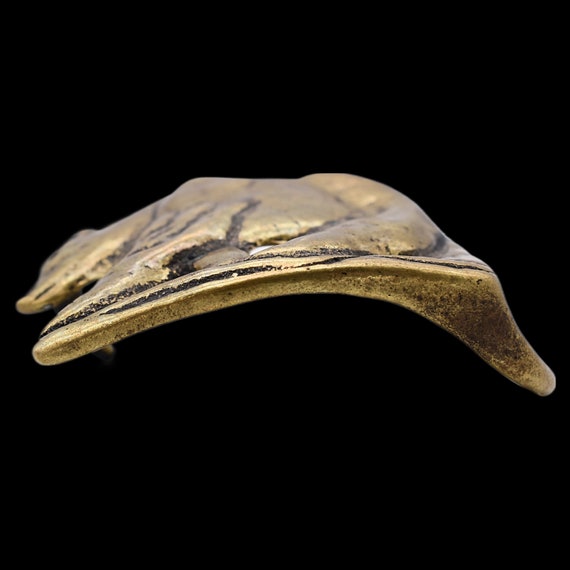 Solid Brass Bear 1970s Trinity Buckle Co. Vintage… - image 4