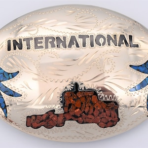 International Truck Driver Long-haul Semi Cabover Trucker Belt Buckle