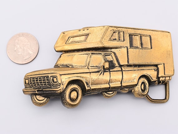 Solid Brass Camper Truck Topper Canopy 1970s Soli… - image 3