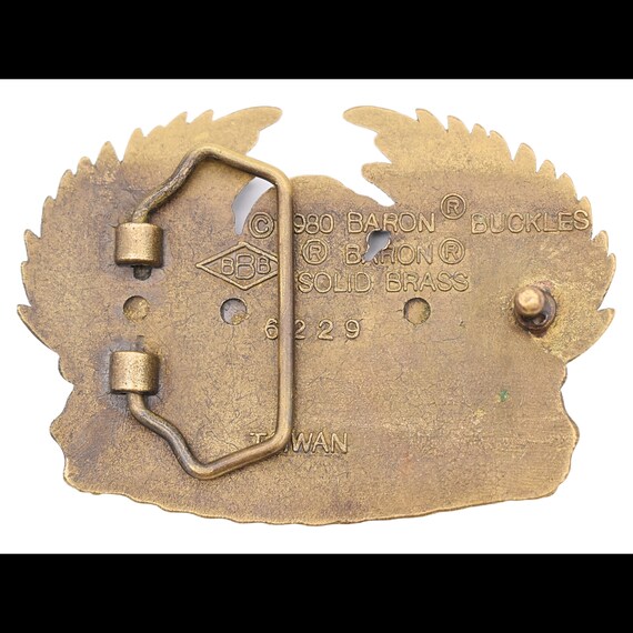 Harley Davidson Eagle USA Shield Solid Brass BBB … - image 2