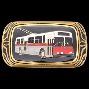 Flyer Industries E902 E901A Electric Bus Trolley 1980s Vintage Belt Buckle