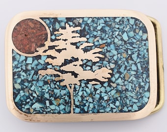 Tree of Life Cypress Cyprus Tree Sunrise Landscape Turquoise  display picture 2