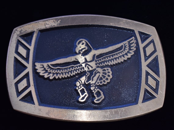 Native American Eagle Dancer Solid Brass Vintage … - image 1