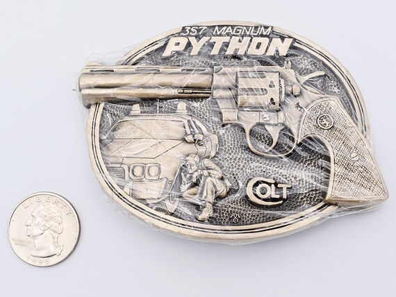 Colt Python 357 Police Revolver Pistol Award Design M… - Gem