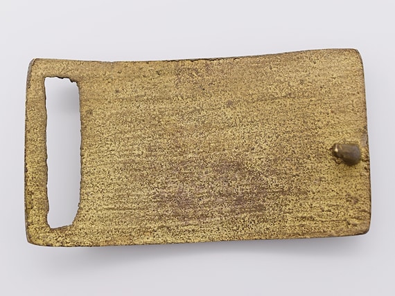 Abstract Lumpy Hippie Art Warts Solid Brass Vinta… - image 2