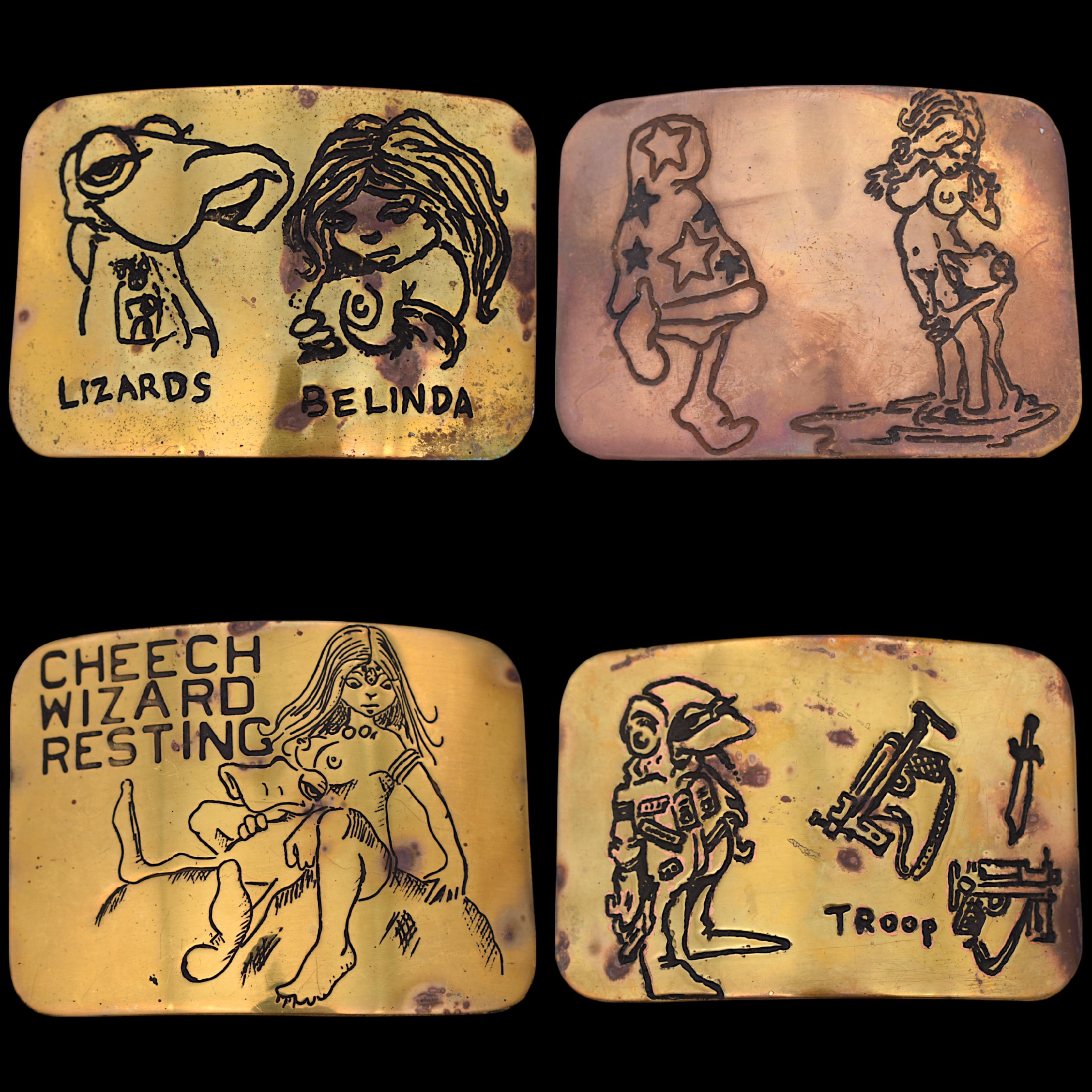 Cheech Wizard Troop Bodē Lizards & Belinda Illustrations Vaughn Bodē ...