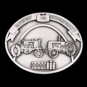 Case IH &quot;Gateway to Opportunity&quot; International Harvester 1980s Vintage Belt Buckle