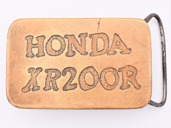 Honda XR200R Trail Bike 1980s Solid Brass Vintage… - image 1