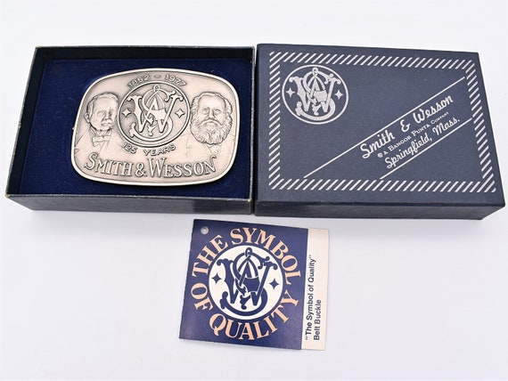 Smith and Wesson Guns 125 Years Collectible Belt … - image 1