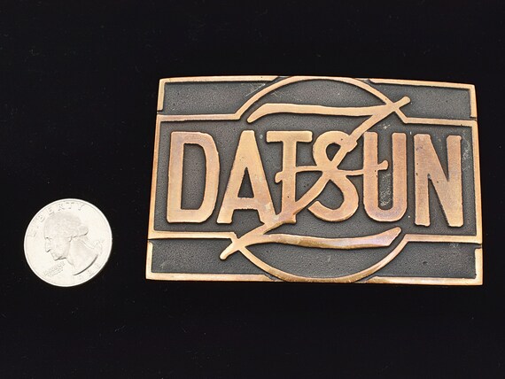 Datsun Z Nissan Sports Car Solid Brass Vintage Be… - image 3