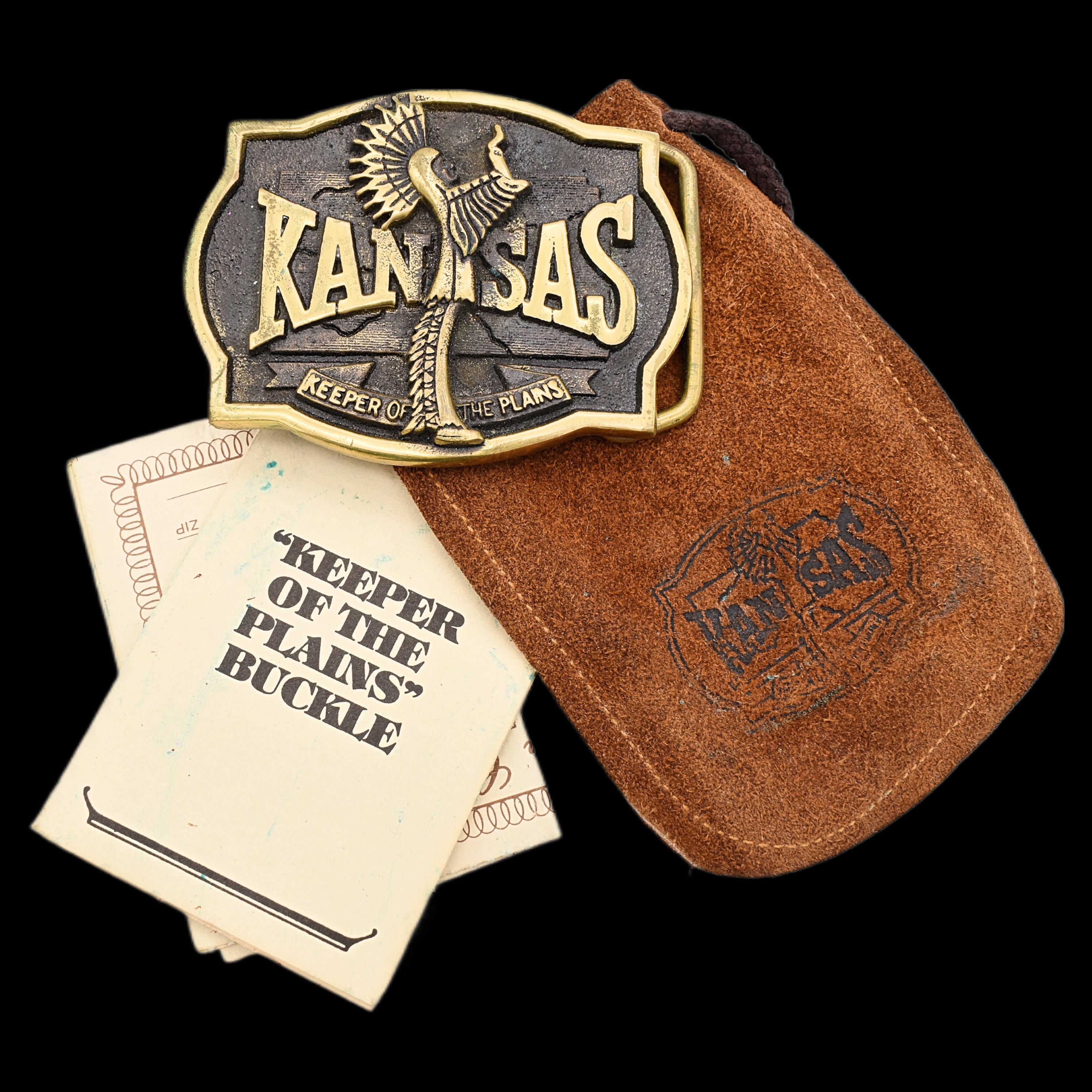 Boucle De Ceinture Kansas Small Mines Rescue Contest 1989 – État Correct