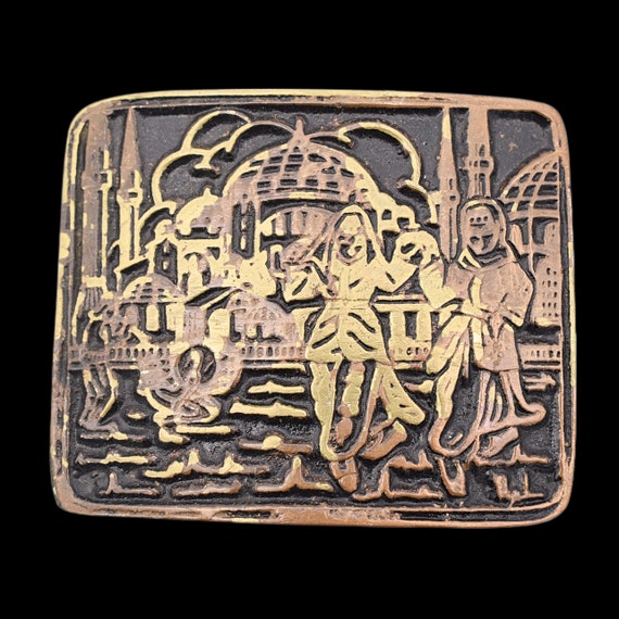 Solid Brass Mosque Ancient Lands Egypt Mesopotami… - image 1