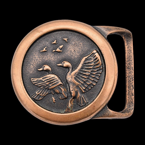 Tech Ether Guild "Flight" Ducks Solid Brass 1970s… - image 1