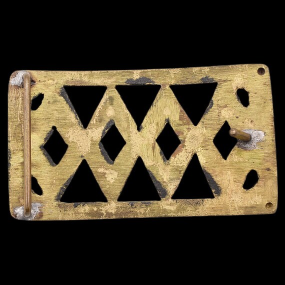 Infinity Knots Geometric Pattern Solid Brass Hipp… - image 2