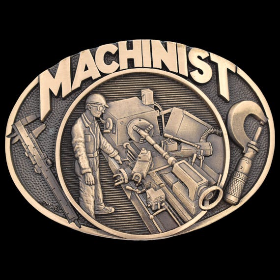 Machinist belt buckle hotsell
