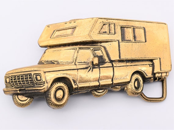 Solid Brass Camper Truck Topper Canopy 1970s Soli… - image 1
