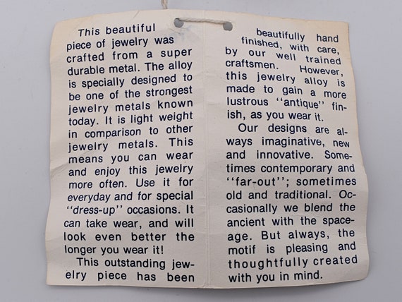 Abstract 1970s Handmade Vintage Belt Buckle - image 5