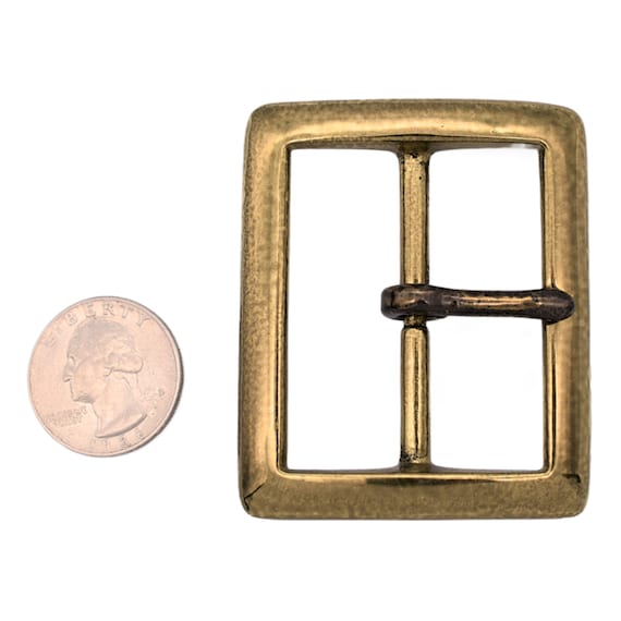 Bandera Belt Buckle Antique Brass - 32mm (1 1/4