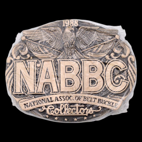 Boucle De Ceinture Vintage NABBC 1988 - Collectionneur - Occasion En Très Bon État