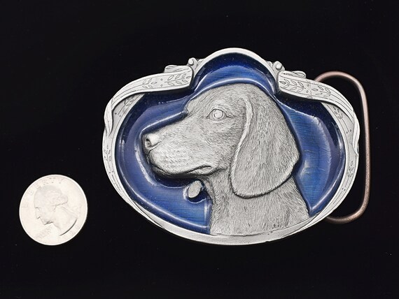 Labrador Retriever Dog Puppy Vintage Belt Buckle - image 3