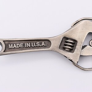 Spanner Crescent Wrench 1980s Vintage Belt Buckle