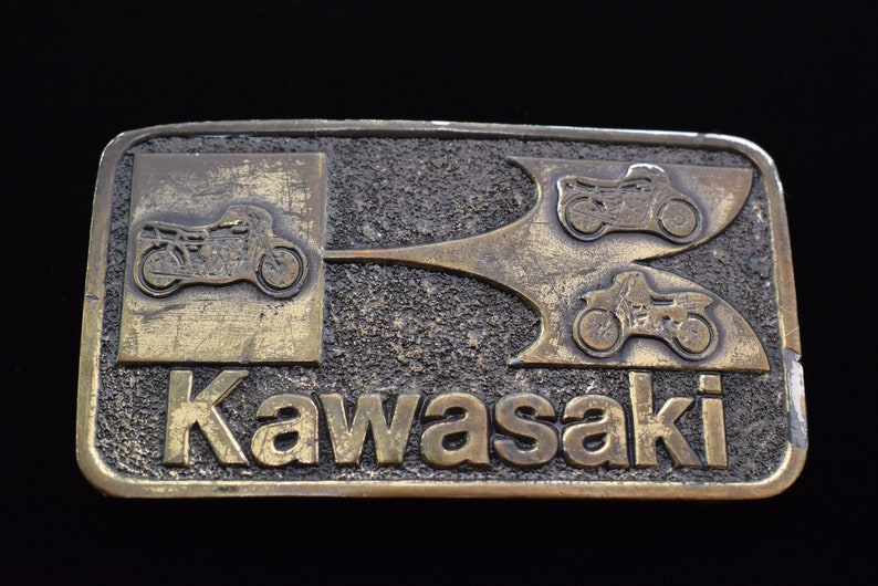 kawasaki belt buckle