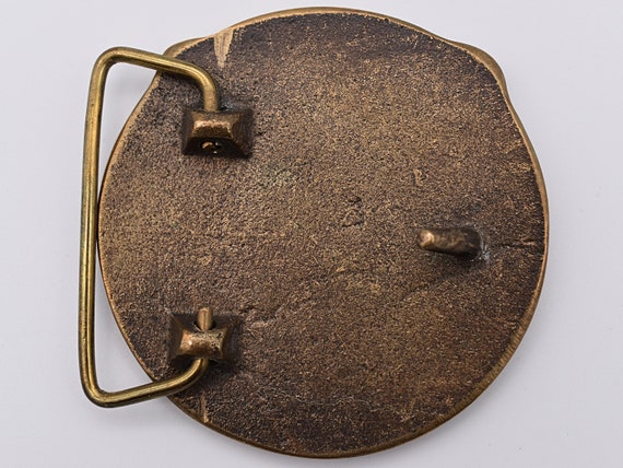 Solid Brass Laurel Wreath Soaring Eagle 1970s Vin… - image 2