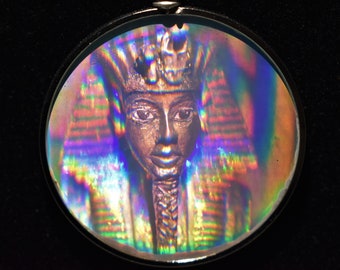 Vintage hologram best sale necklace